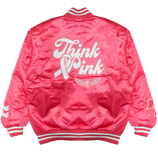 MAMBA THINK PINK SATIN JACKET (PINK)