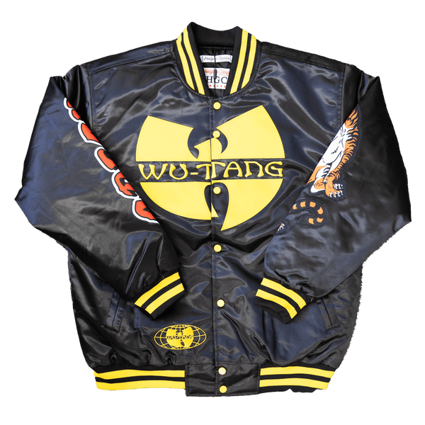 WU-TANG SATIN JACKET (BLACK) – All Star Elite