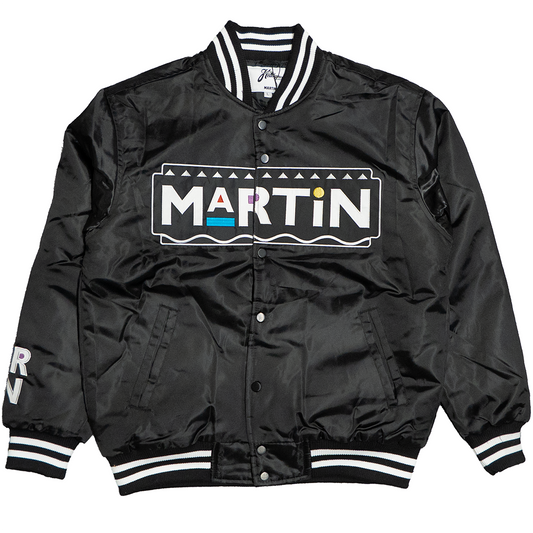 MARTIN SATIN JACKET (BLACK)