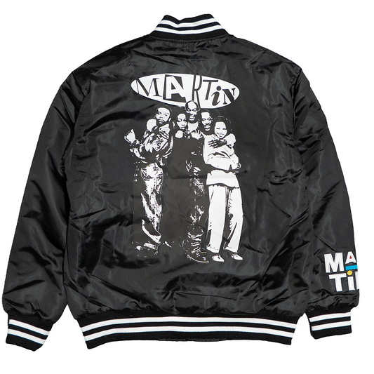 MARTIN SATIN JACKET (BLACK)