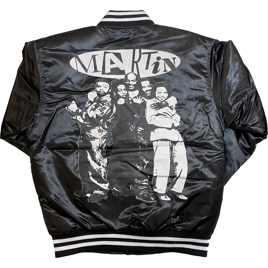 MARTIN SATIN JACKET (BLACK)