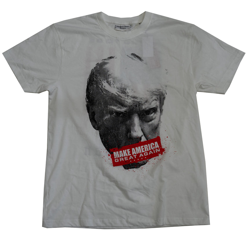 TRUMP PROUD TO BE AMERICAN T-SHIRT (WHITE)