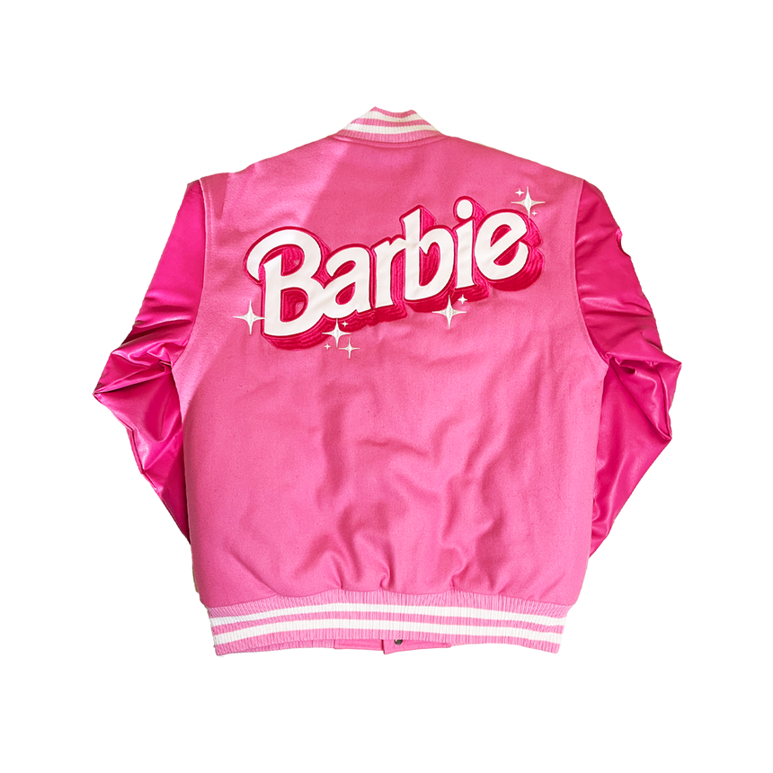BARBIE VARSITY JACKET (PINK)