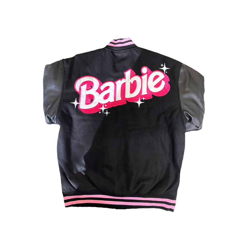 BARBIE VARSITY JACKET (BLACK)