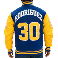 SANDLOT RODRIGUEZ VARISTY JACKET (BLUE/GOLD)