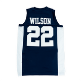 AJA WILSON HEATHWOOD HIGH SCHOOL BASKETBALL JERSEY (NAVY)