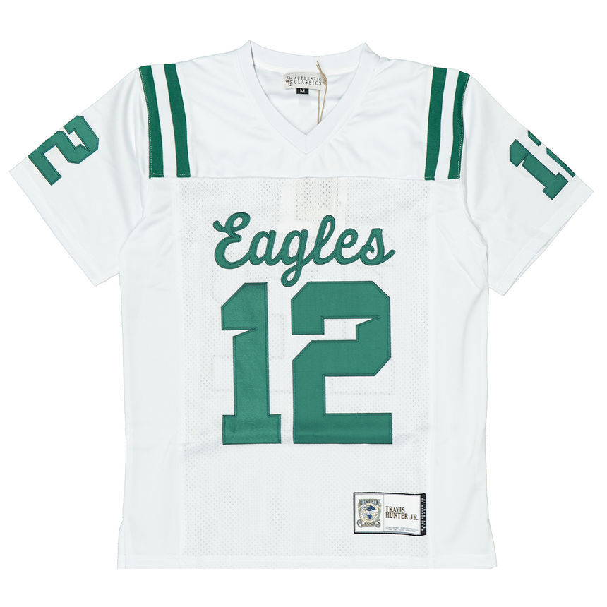 YOUTH TRAVIS HUNTER COLLINS FOOTBALL JERSEY (WHITE)