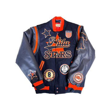 PHILA STARS VARSITY JACKET (BLUE)