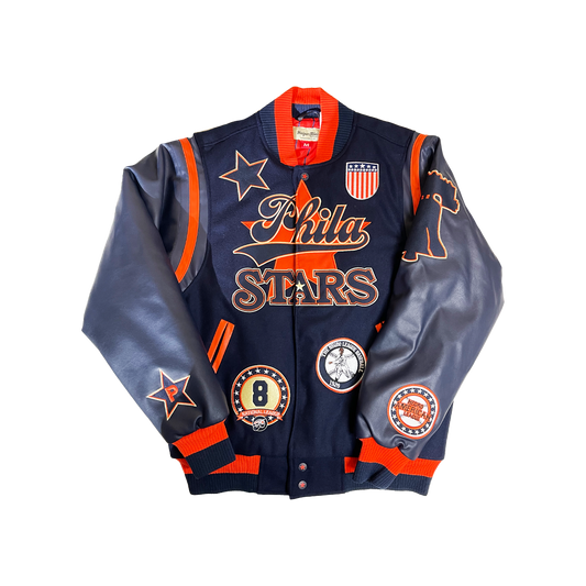 PHILA STARS VARSITY JACKET (BLUE)