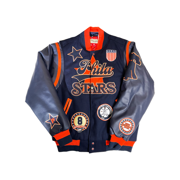 PHILA STARS VARSITY JACKET (BLUE)