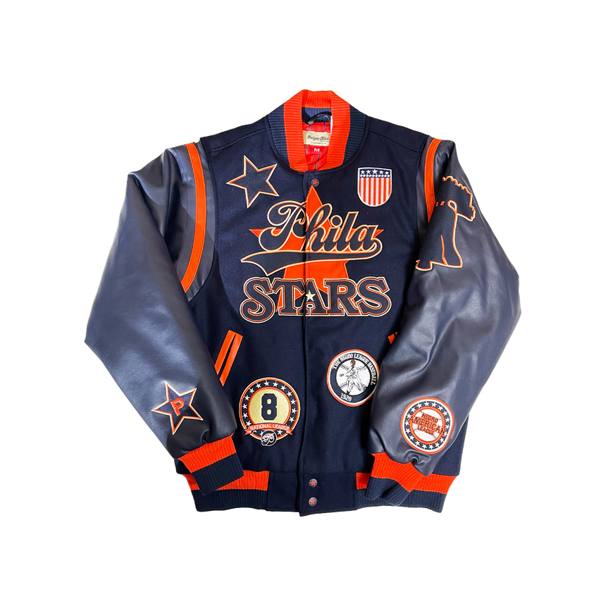 PHILA STARS VARSITY JACKET (BLUE)