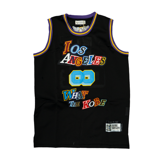 KOBE BRYANT WHAT THE KOBE BASKETBALL JERSEY (BLACK)
