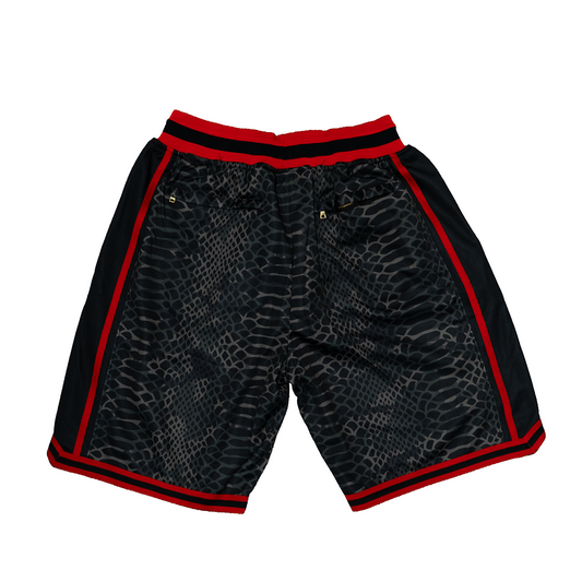 KOBE BRYANT ITALIAN CAMO UNIVERSITY BASKETBALL SHORTS (RED)