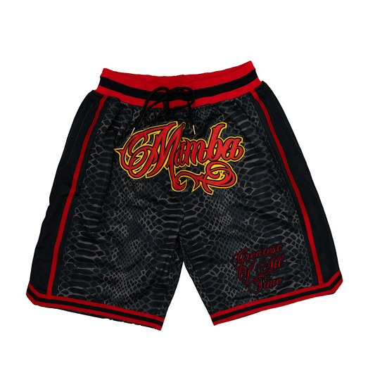 KOBE BRYANT ITALIAN CAMO UNIVERSITY BASKETBALL SHORTS (RED)