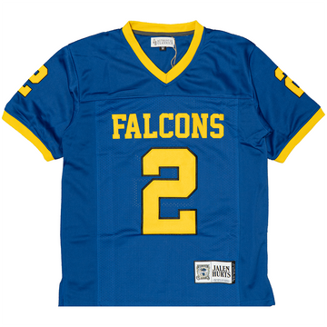 YOUTH JALEN HURTS FALCONS HIGH SCHOOL FOOTBALL JERSEY (BLUE)