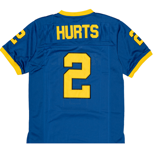 YOUTH JALEN HURTS FALCONS HIGH SCHOOL FOOTBALL JERSEY (BLUE)