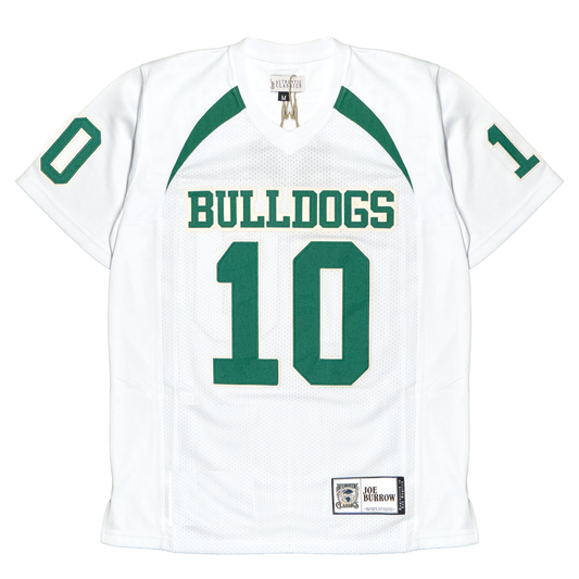 JOE BURROW BULLDOGS ATHENS HIGH SCHOOL FOOTBALL JERSEY (WHITE)