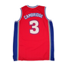 CALVIN CAMBRIDGE KNIGHTS RED BASKETBALL JERSEY