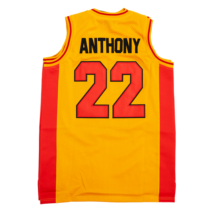 Carmelo Anthony High School Basketball Jersey (YELLOW/RED)