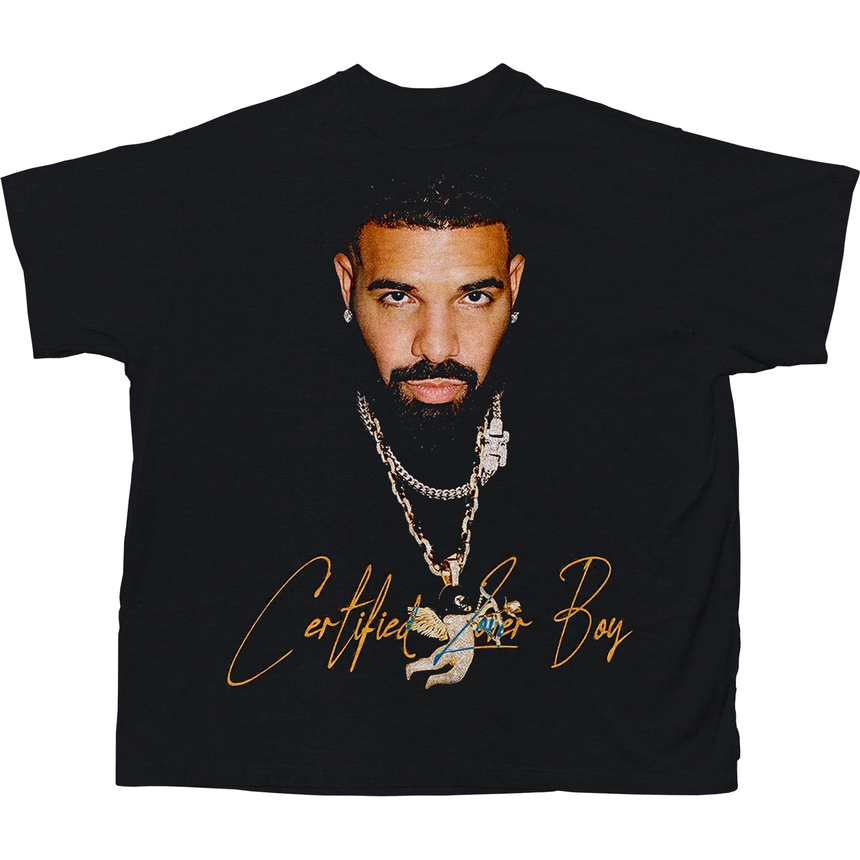 DRAKE LOVER BOY T-SHIRT (BLACK)