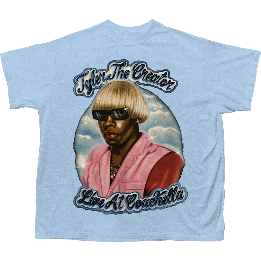 TYLER COACHELLA T-SHIRT (LIGHT BLUE)