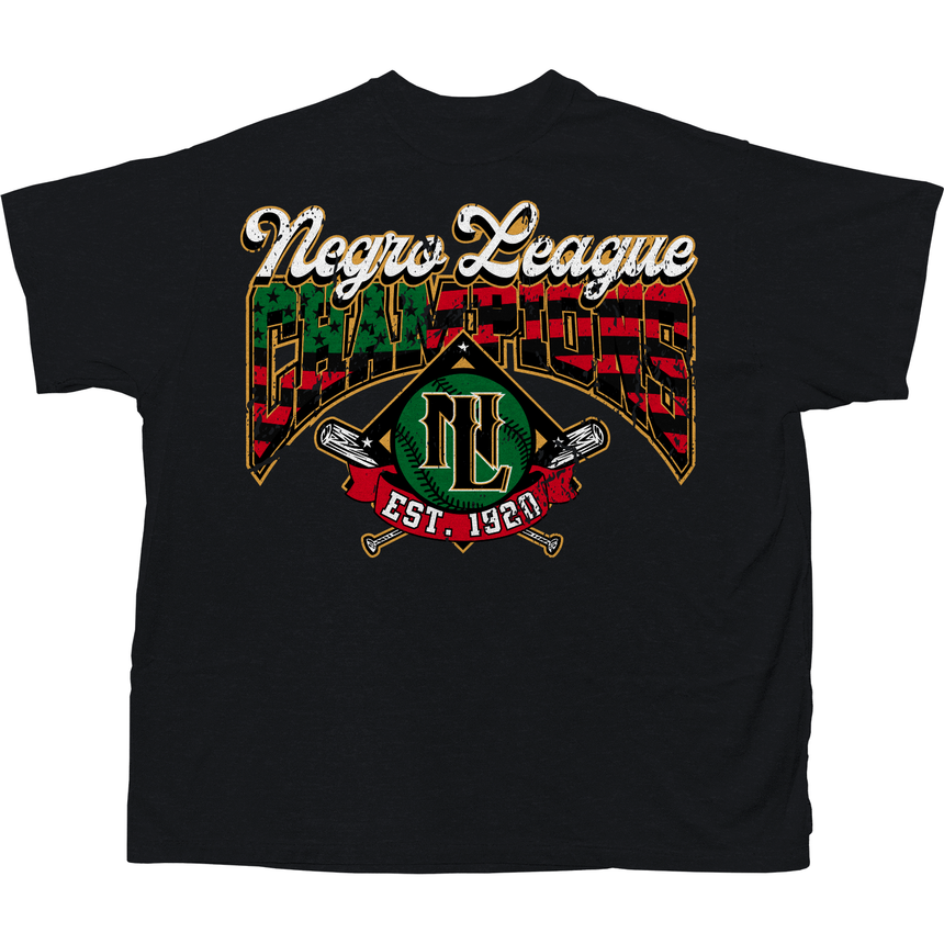 NEGRO LEAGUE CHAMPIONS T-SHIRT (BLACK)