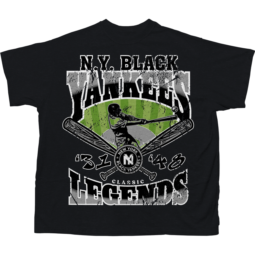 BLACK YANKEES LEGENDS T-SHIRT (BLACK)