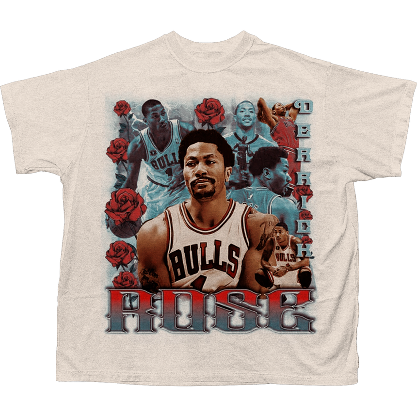 D ROSE T-SHIRT (CREAM)