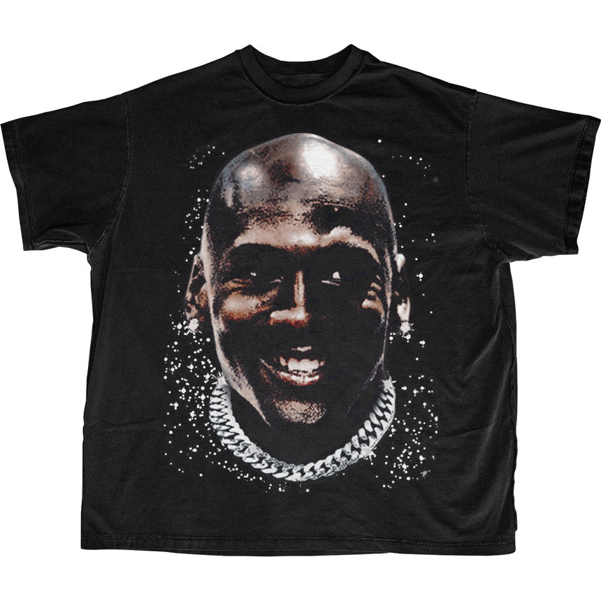 JORDAN BLING BIG HEAD T-SHIRT (BLACK)