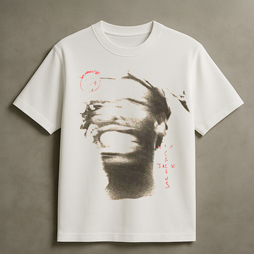 TRAVIS BLUR T-SHIRT (WHITE)