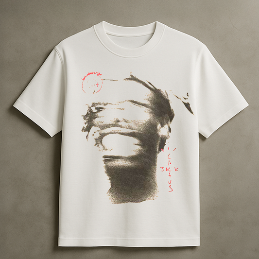 TRAVIS BLUR T-SHIRT (WHITE)