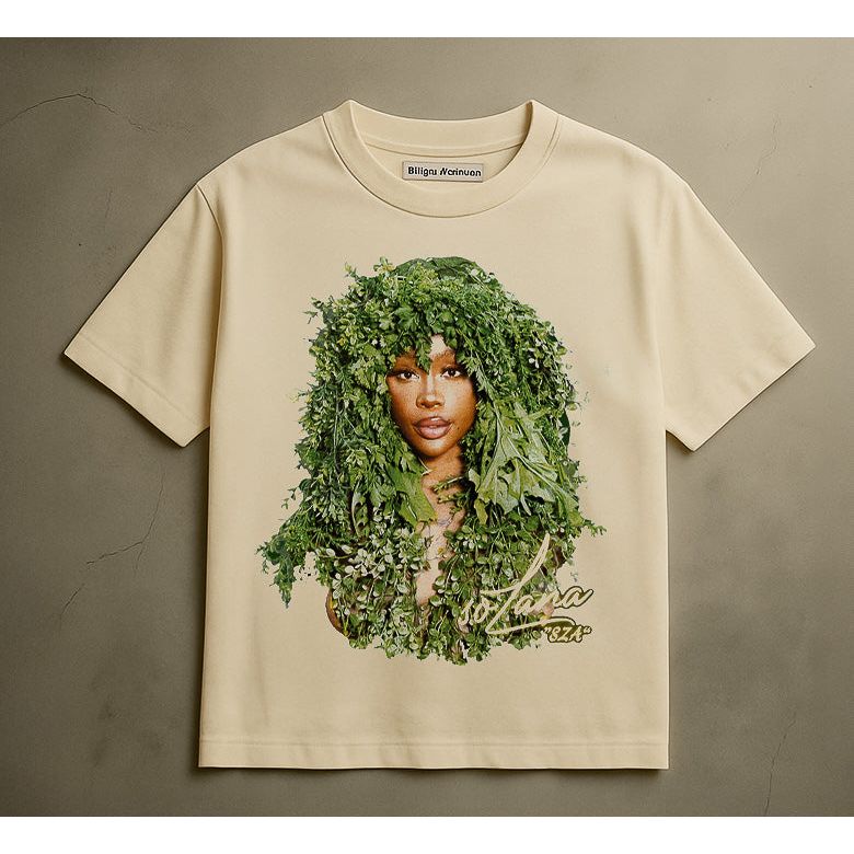 SZA NATURE T-SHIRT (CREAM)