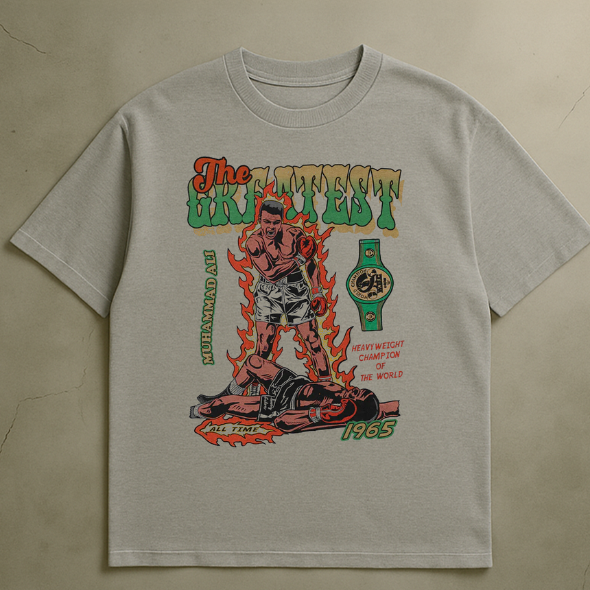 GOAT ALI T-SHIRT (HEARHER GREY)