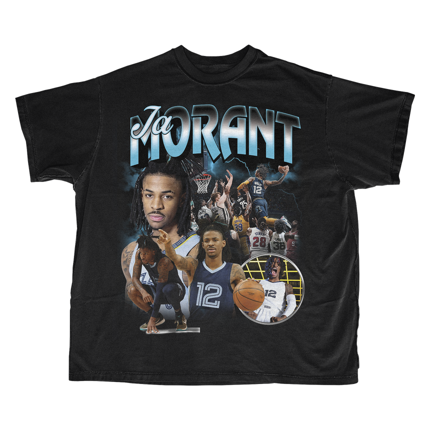 JA MORANT BOOTLEG T-SHIRT (BLACK)