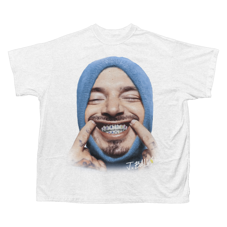 BALVIN BIG HEADT T-SHIRT (WHITE)