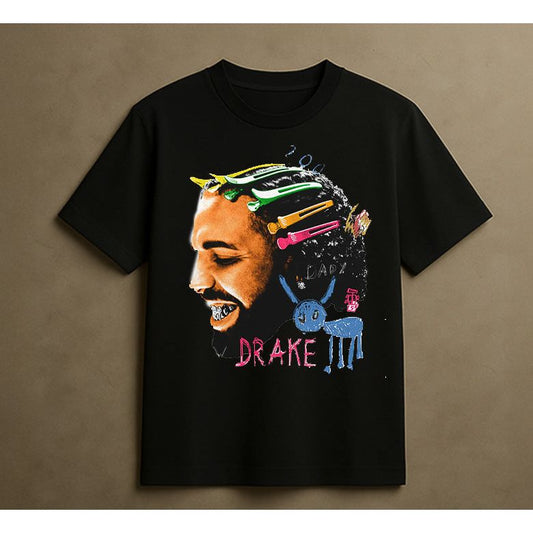 DRAKE DOGS T-SHIRT (BLACK)