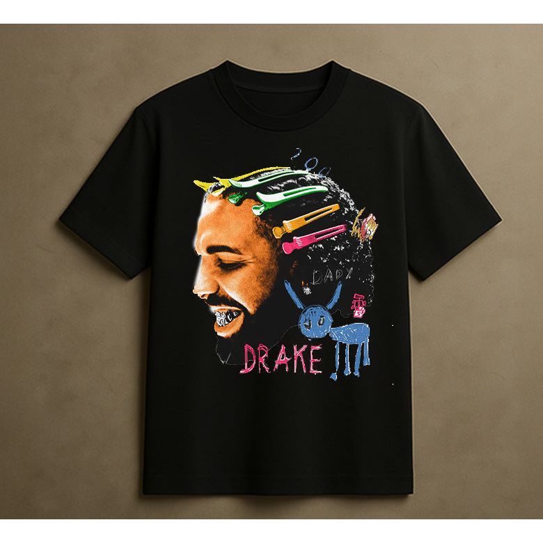 DRAKE DOGS T-SHIRT (BLACK)