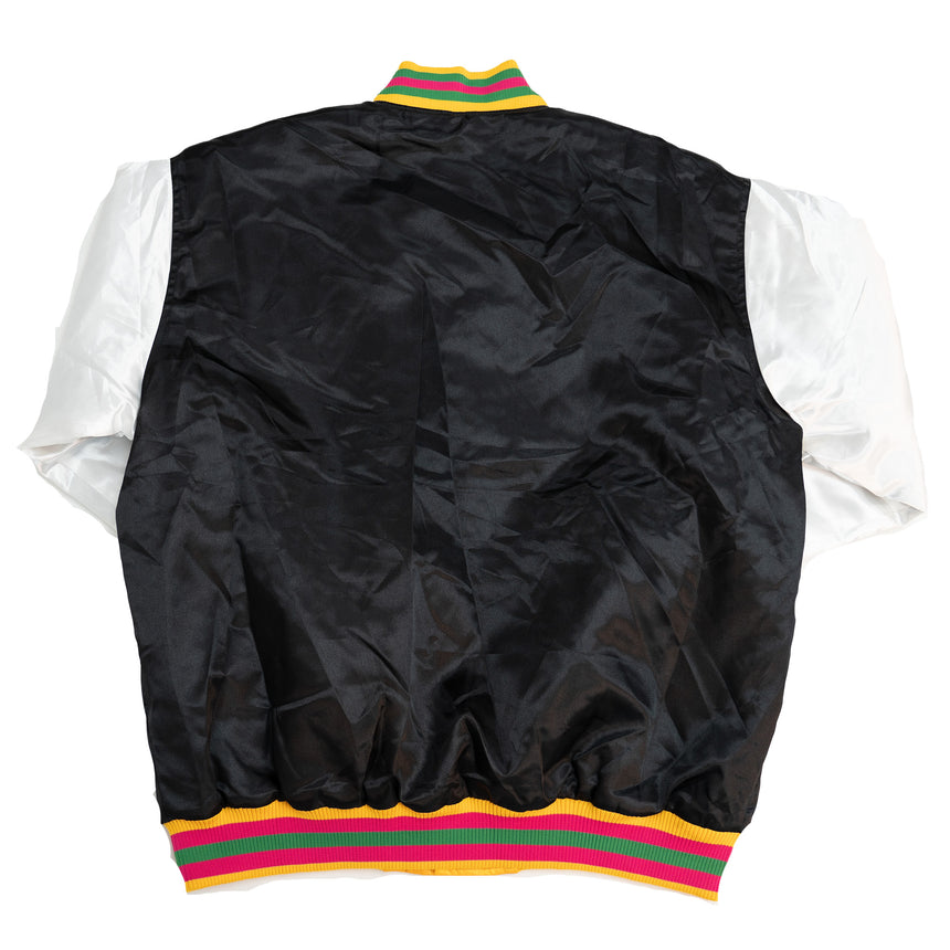 FRESH PRINCE SATIN JACKET BLACK