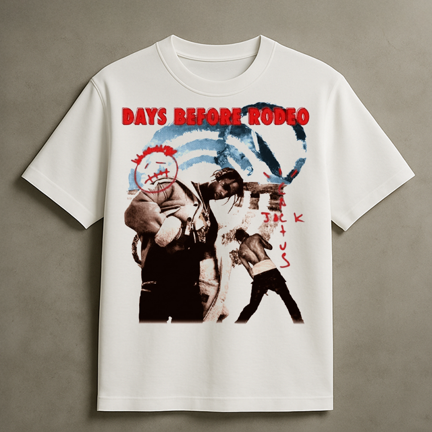 TRAVIS RODEO T-SHIRT (WHITE)