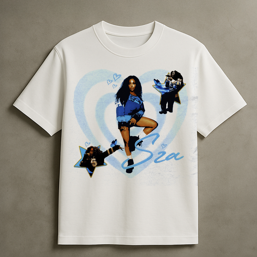 SZA SOS LIST T-SHIRT (WHITE)