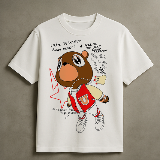 GRADUATION BEAR T-SHIRT (WHITE)