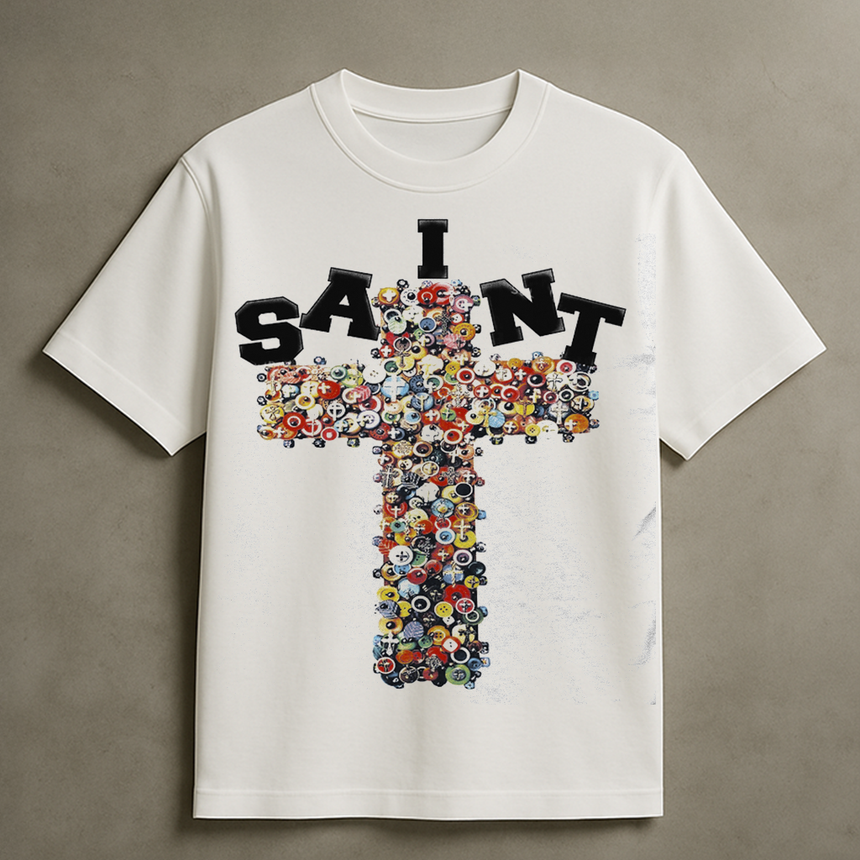 SAINT CROSS T-SHIRT (WHITE)