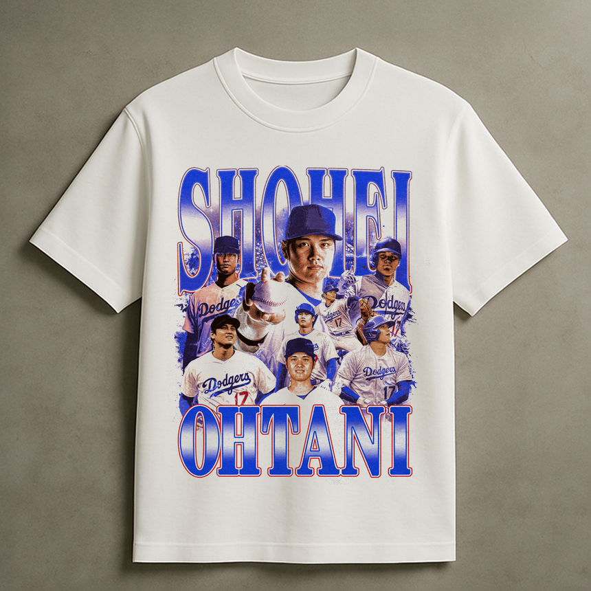 OHTANI COLLAGE T-SHIRT (WHITE)
