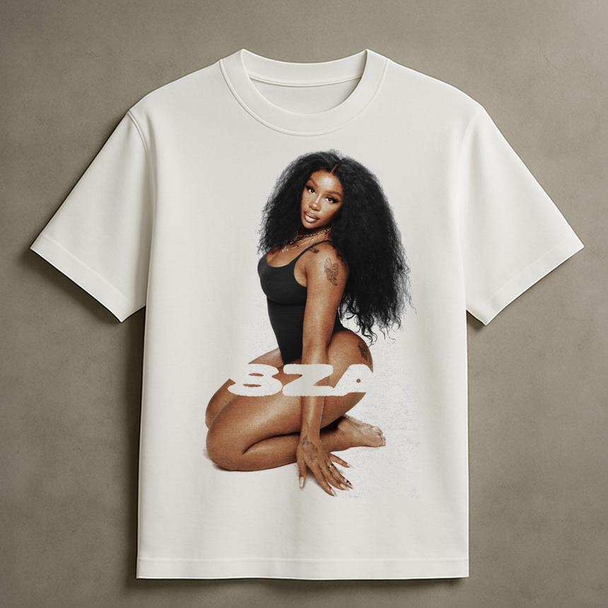 SZA PHOTO SHOOT T-SHIRT (WHITE)
