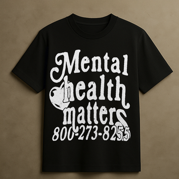 MENTAL HEALTH T-SHIRT (BLACK)