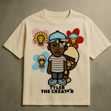 TYLER CARTOON T-SHIRT (CREAM)