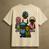 TYLER CARTOON T-SHIRT (CREAM)