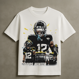 TRAVIS HUNTER COLLAGE T-SHIRT (WHITE)