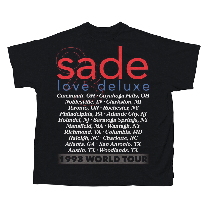 SADE TOUR T-SHIRT (BLACK)