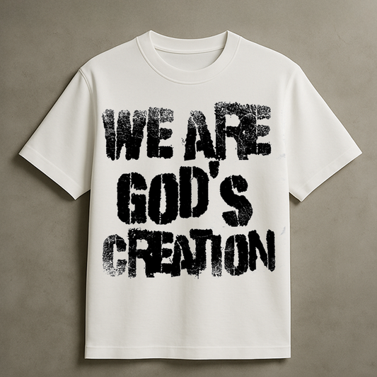 GOD CREATION T-SHIRT (WHITE)